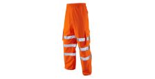 Instow ISO 20471 Cl 1 Breathable Cargo Overtrouser HV Orange